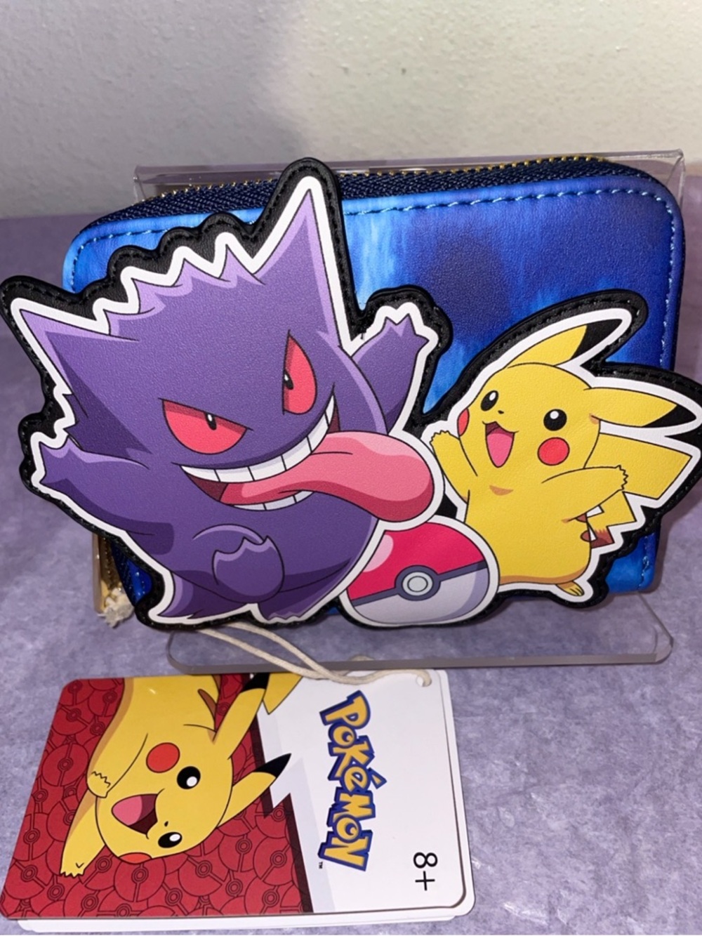 Exclusive Loungefly Pokémon Pikachu and Gengar Pokeball Wallet